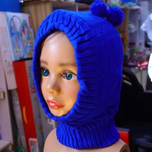 Knitted Baby Woolen Cape Face
