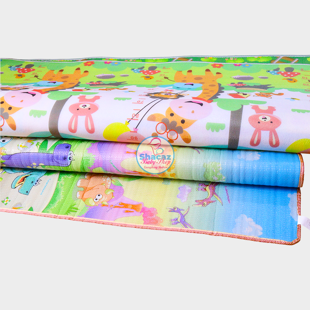 Premium Double-Sided Waterproof Baby Play Mat โ Alphabet & Animal Educational Crawling Mat - Image 2