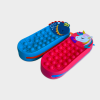 Silicone Pop It Fidget Pencil Case – Dinosaur & Unicorn Sensory Stationery Pouch for Kids