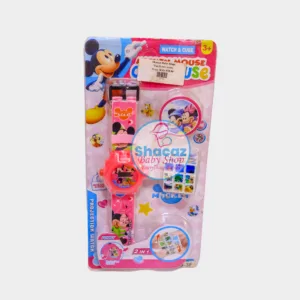 2-in-1 Kids Projection Watch & Puzzle Cube Set