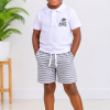 Boys' Tropical Polo & Shorts Set