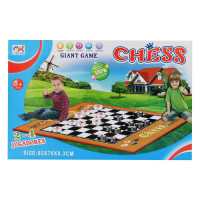 2-in-1 Chess & Checkers Board Game