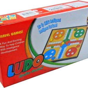 Portable Ludo Travel Game – Compact Family Fun for All Ages.