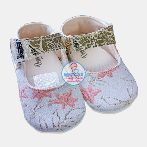 Pastel Floral Print Slippers.