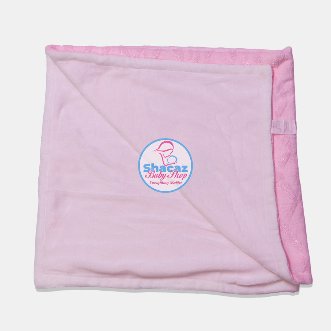 Heavy Embossed Fleece Baby Shawl - Image 5