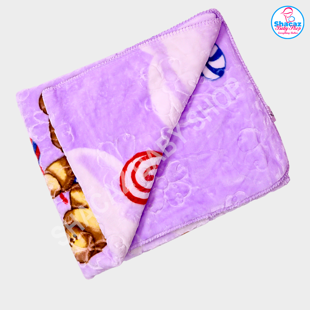 Premium Soft Fleece Baby Shawl Blanket. - Image 3