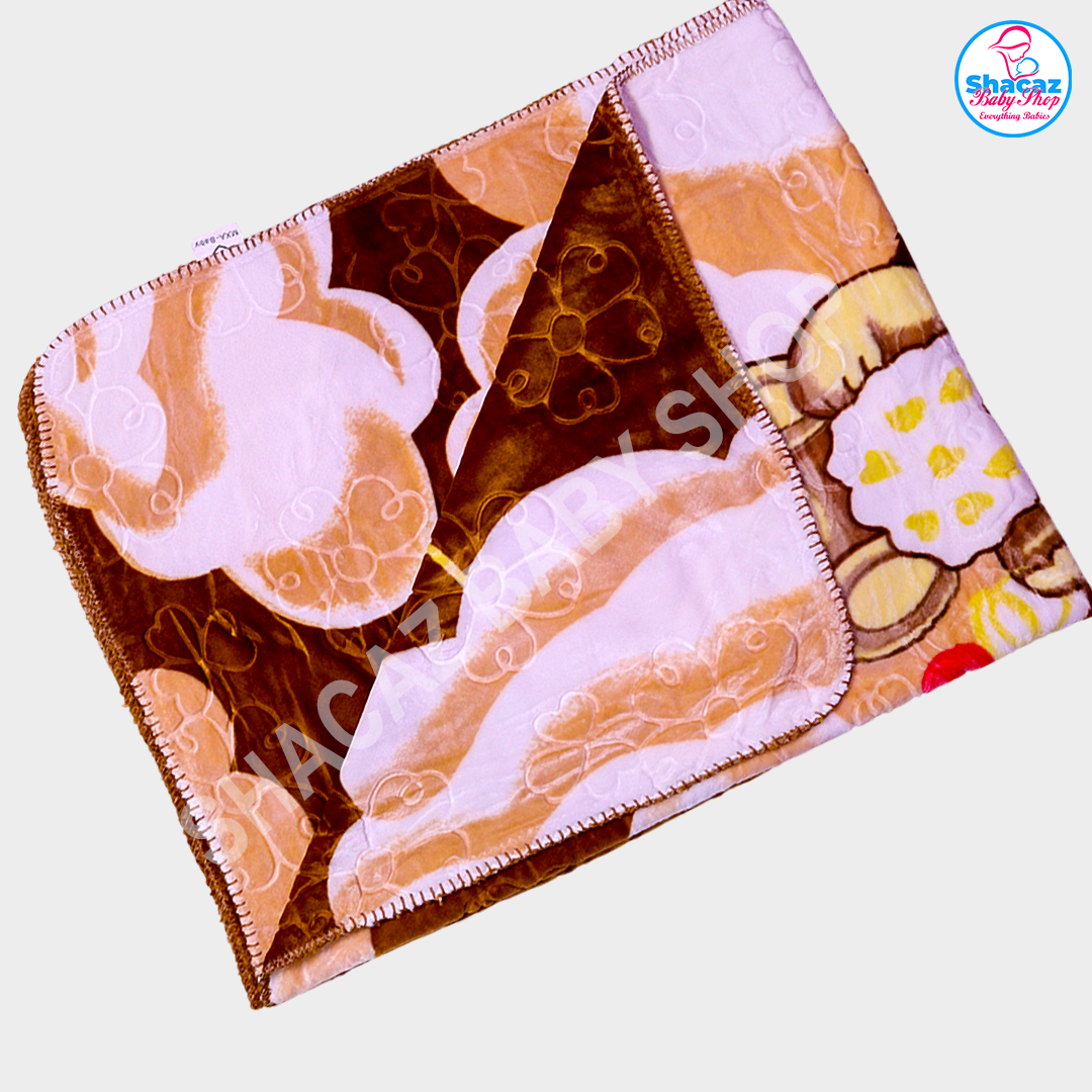 Premium Soft Fleece Baby Shawl Blanket. - Image 4