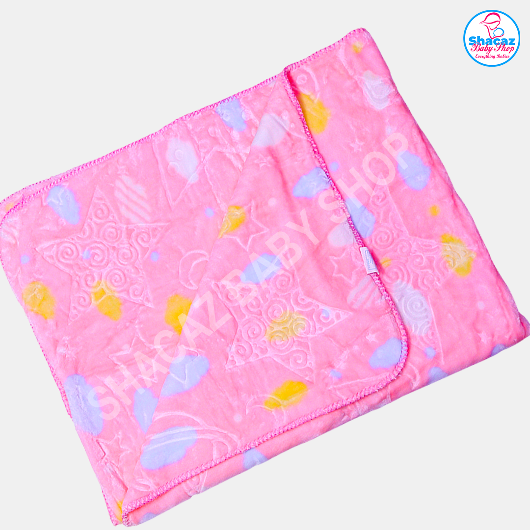 Premium Soft Fleece Baby Shawl Blanket.