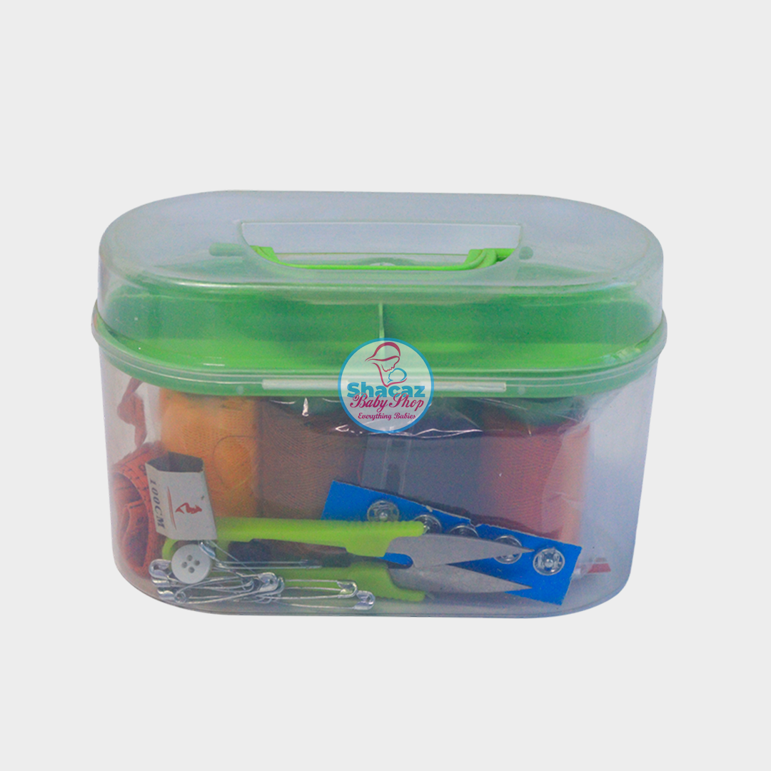 ortable Mini Sewing Kit Box with Needle and Thread Set – Double-Layer Travel Mending Kit - Image 3