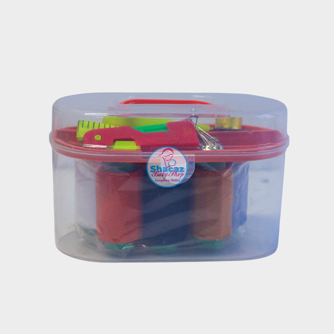 ortable Mini Sewing Kit Box with Needle and Thread Set – Double-Layer Travel Mending Kit - Image 4
